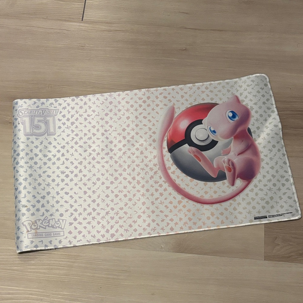 Pokemon Mew and Pokeball Gaming Mat